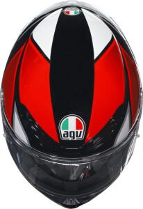 Agv K6 S Kask Hyphen Kırmızı Beyaz
