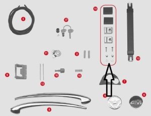 Givi Z606 Çanta Tutma Sabitleyici