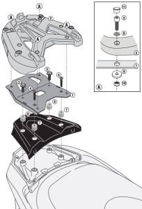 Givi SR4111 Kawasaki J300 Arka Çanta Demiri
