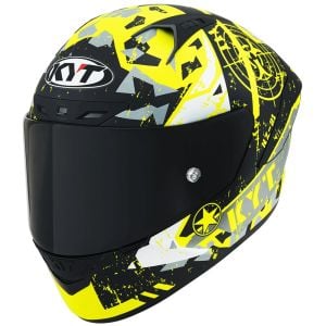 KYT NZ-RACE Kask Blazing Mat Sarı