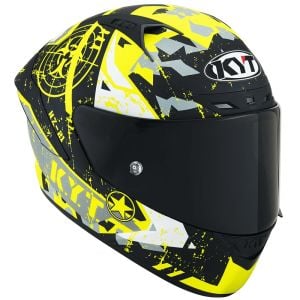 KYT NZ-RACE Kask Blazing Mat Sarı