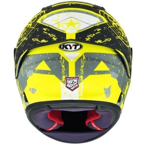 KYT NZ-RACE Kask Blazing Mat Sarı
