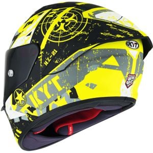 KYT NZ-RACE Kask Blazing Mat Sarı