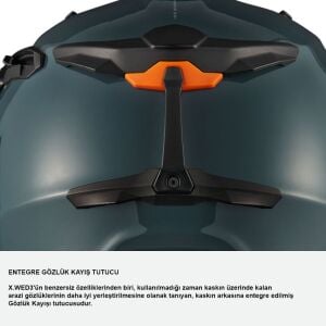 Nexx X.Wed 3 Kask Furka Karbon Kırmızı Mavi