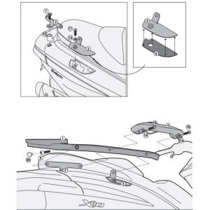 Givi SR5604 Piaggio X10 125-350-500 Arka Çanta Demiri