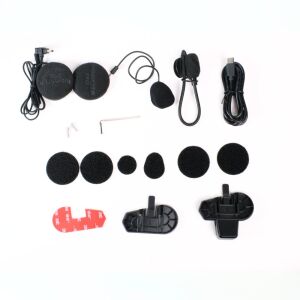 KNMASTER 2300 Bluetooth Intercom Tekli Kask Kulaklık Set
