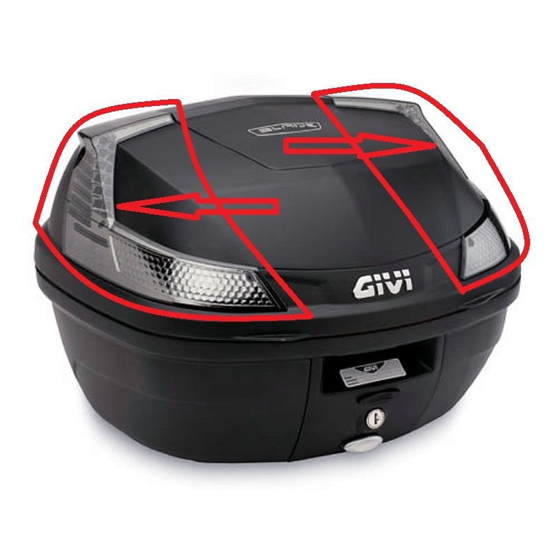 Givi Z4506Fr Çanta Reflektörü Takım