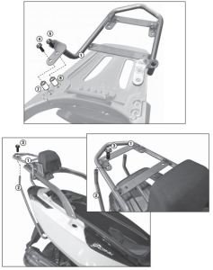 Givi SR6101 Kymco Grand Dink 125-300 Arka Çanta Demiri