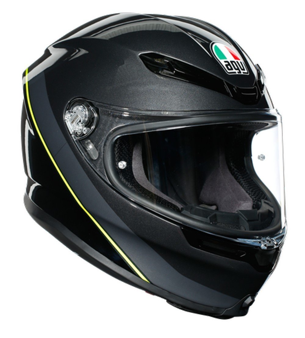 AGV K6 Kask Minimal Black Yellow
