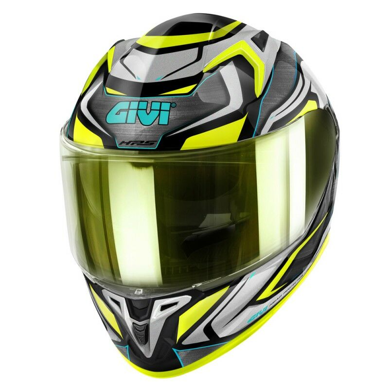 Givi 50.9 Atomic Kask Mat Siyah Gri Sarı
