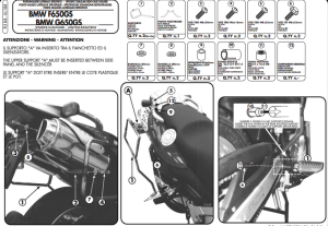 Givi PL188 Bmw F650Gs - G650Gs Yan Çanta Demiri