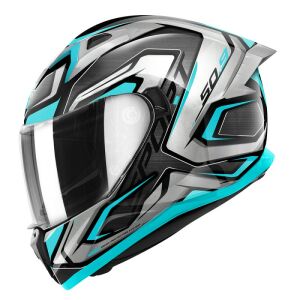 Givi 50.9 Atomic Titanium Kask Gri Mavi