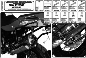 Givi PL685 Bmw R 1200Gs Adventure Yan Çanta Demiri