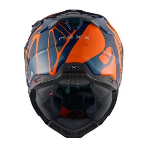 NEXX X.Wst 3 Kask B-Side Mat Mavi-Turuncu