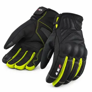 Ls2 Jet 2 Waterproof Kadın Eldiven Siyah-Neon Sarı