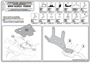 Givi PLR5103 Bmw F 650-700-800 Gs Yan Çanta Demiri