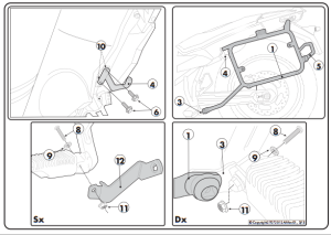 Givi PLR5103 Bmw F 650-700-800 Gs Yan Çanta Demiri