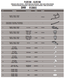 Givi PLR5108 Bmw R 1200 Gs - Adventure Yan Çanta Demiri