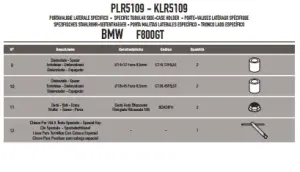 Givi PLR5109 Bmw F 800GT Yan Çanta Demiri