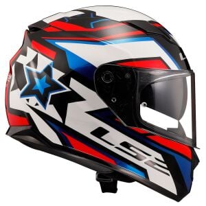 Ls2 Stream Evo Fast Kask Siyah Kırmızı Mavi