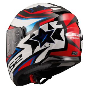 Ls2 Stream Evo Fast Kask Siyah Kırmızı Mavi