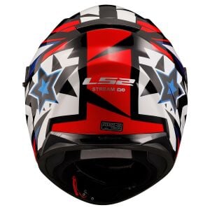 Ls2 Stream Evo Fast Kask Siyah Kırmızı Mavi