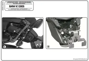 Givi PLR692 Bmw K 1200S - K 1300S Yan Çanta Demiri