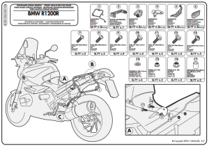 Givi PLXR5100 Bmw R 1200R (11-14) Yan Çanta Demiri