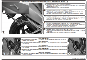 Givi PLXR5100 Bmw R 1200R (11-14) Yan Çanta Demiri