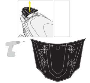 Givi SR4111Mm Kawasaki J300 Arka Çanta Demiri