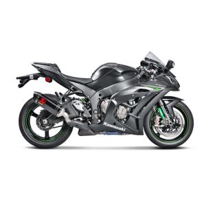 Akrapovic S-K10SO16-HZC Egzoz Kawasaki Ninja ZX-10RR-ZX-10R-ZX-10RSE(16-20)Slip-On Line(CARBON)