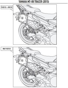 Givi PLR2122 Yamaha Mt-09 Tracer Yan Çanta Demiri