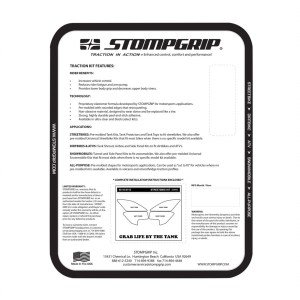 StompGrip/Street Bike Tank Pad Volcano Clear