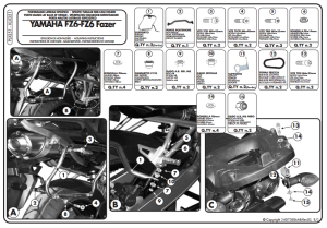 Givi PLX351 Yamaha FZ6 - FZ6 600 Fazer Yan Çanta Demiri