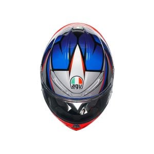 Agv K6 S Kask Mplk Slashcut Blk Mavi Kırmızı