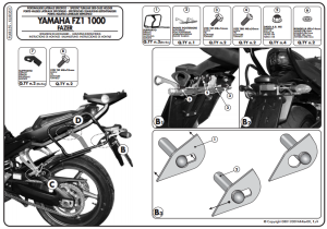 Givi PLXR359 Yamaha FZ1 Fazer 1000 Yan Çanta Demiri