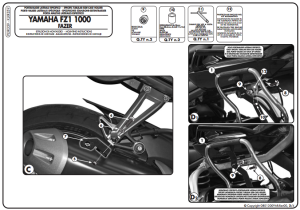 Givi PLXR359 Yamaha FZ1 Fazer 1000 Yan Çanta Demiri