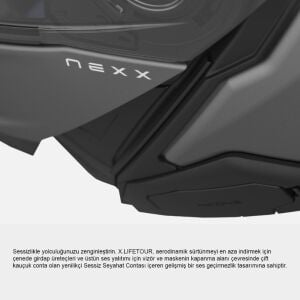 Nexx X.Lifetour Pro Mile Kask Beyaz Kırmızı