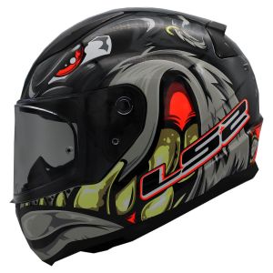 LS2 Rapid 2 Spox Gri-Kırmızı Kask