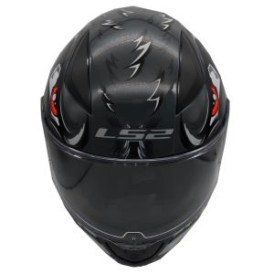 LS2 Rapid 2 Spox Gri-Kırmızı Kask