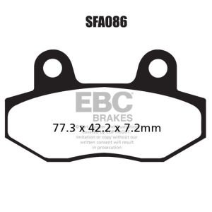 EBC SFA086 Scooter Fren Balatası