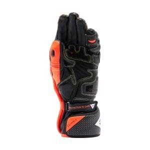 Dainese Full Metal 7 Eldiven Siyah - Fluo Kırmızı