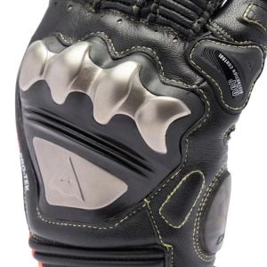 Dainese Full Metal 7 Eldiven Siyah - Fluo Kırmızı