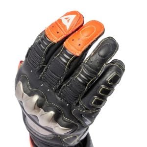 Dainese Full Metal 7 Eldiven Siyah - Fluo Kırmızı