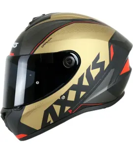 AXXIS Draken S Kask Gear A9 Matt Gold