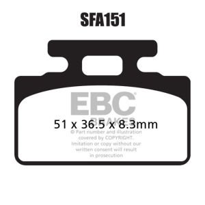 EBC SFA151 Scooter Fren Balatası