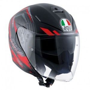 AGV K5 Jet Kask Urban Hunter Mat Kırmızı