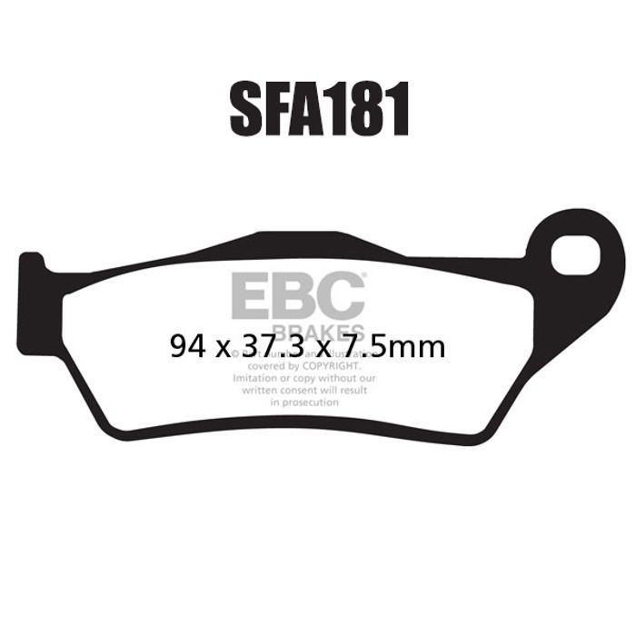 EBC SFA181 Scooter Fren Balatası