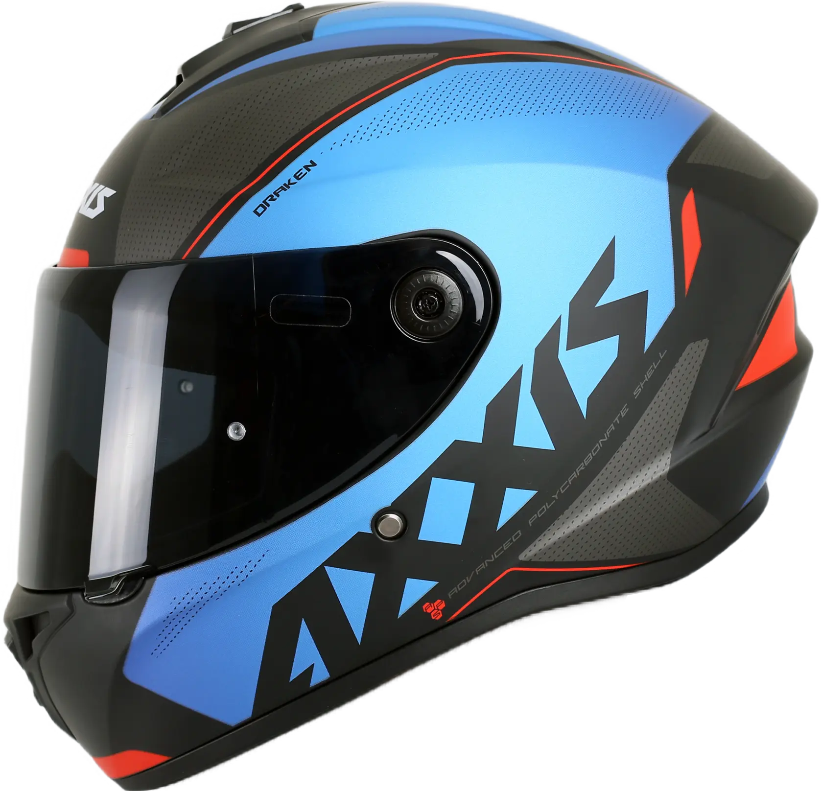 Axxis Draken S Kask Gear E7 Matt Blue