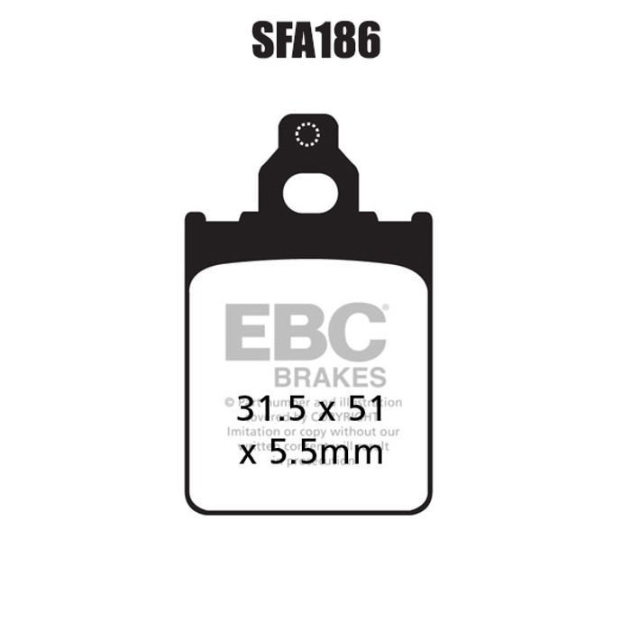 EBC SFA186 Scooter Fren Balatası